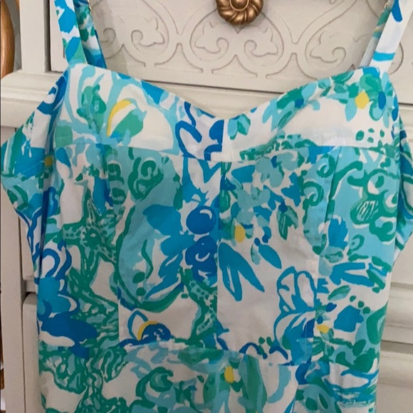 NWT Lilly Pulitzer willow dress in resort white. - Picture 4 of 5